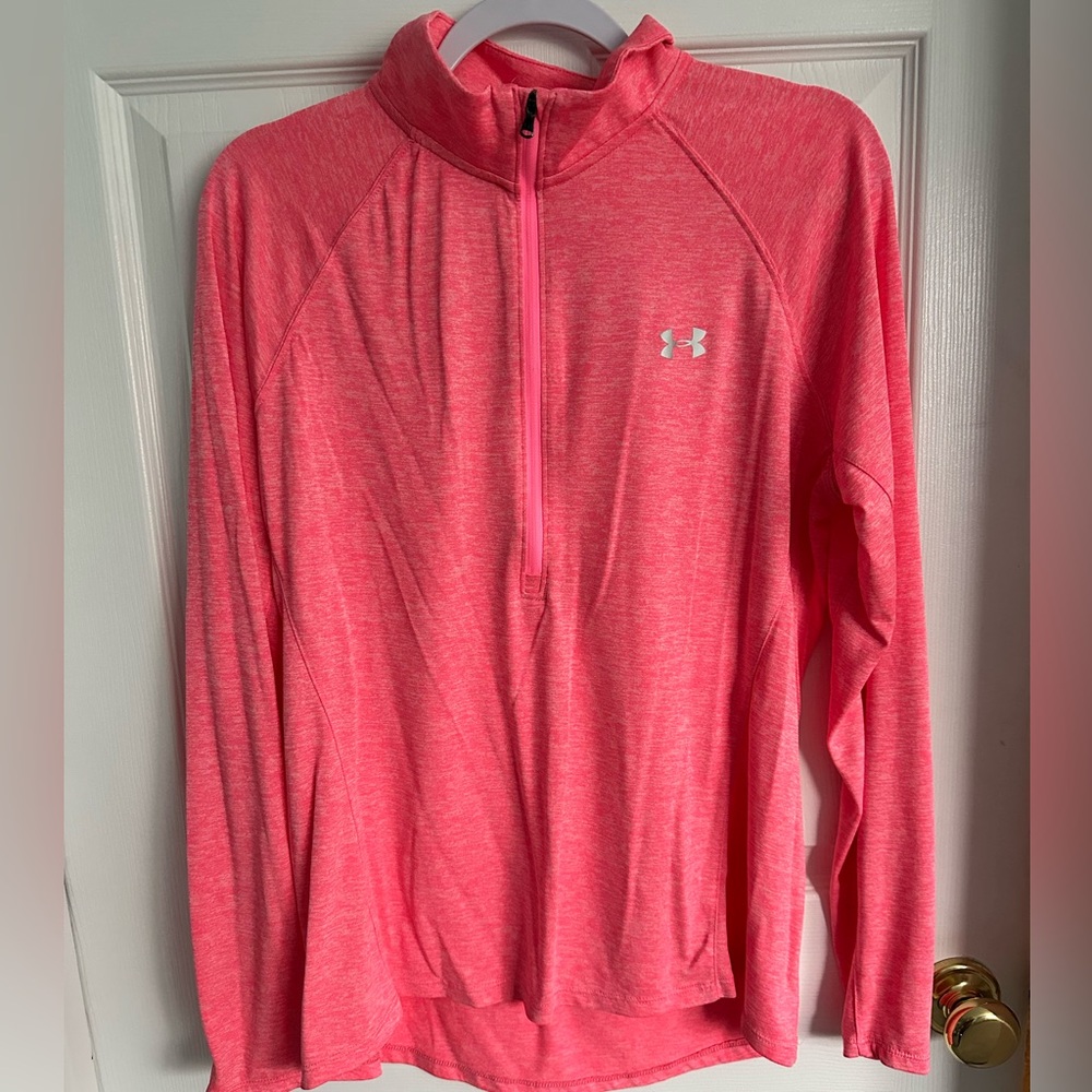 Under Armour athletic 3/4 zip up size XL
